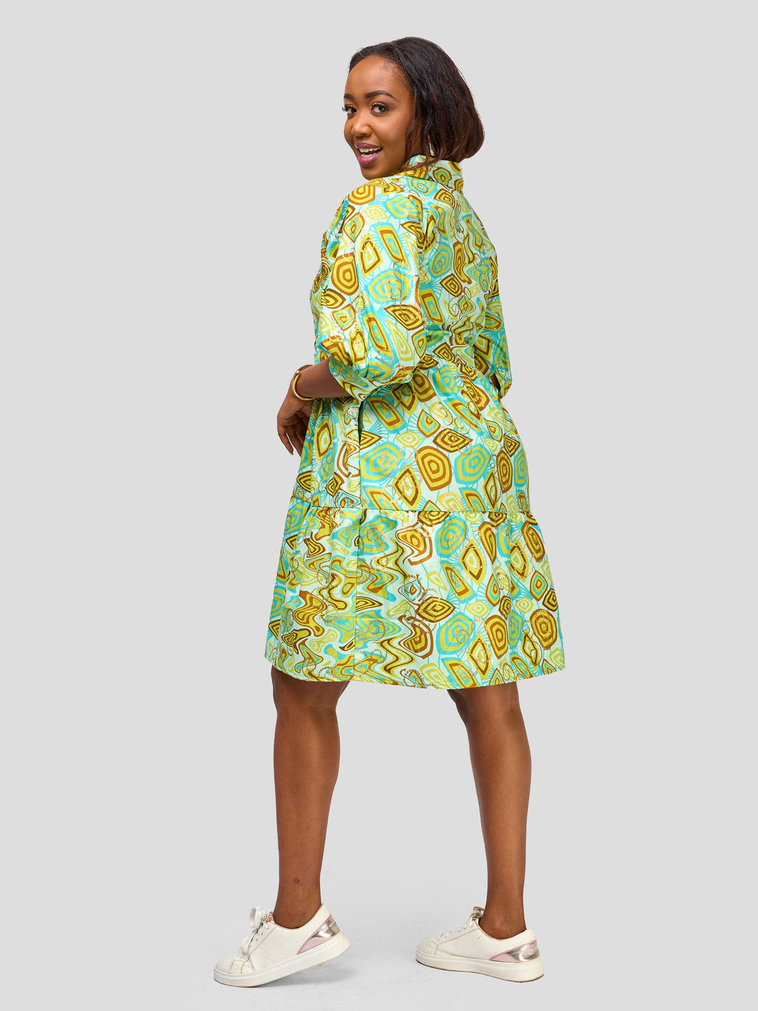 Vivo Safari Tiered Shirt Dress - Isiolo