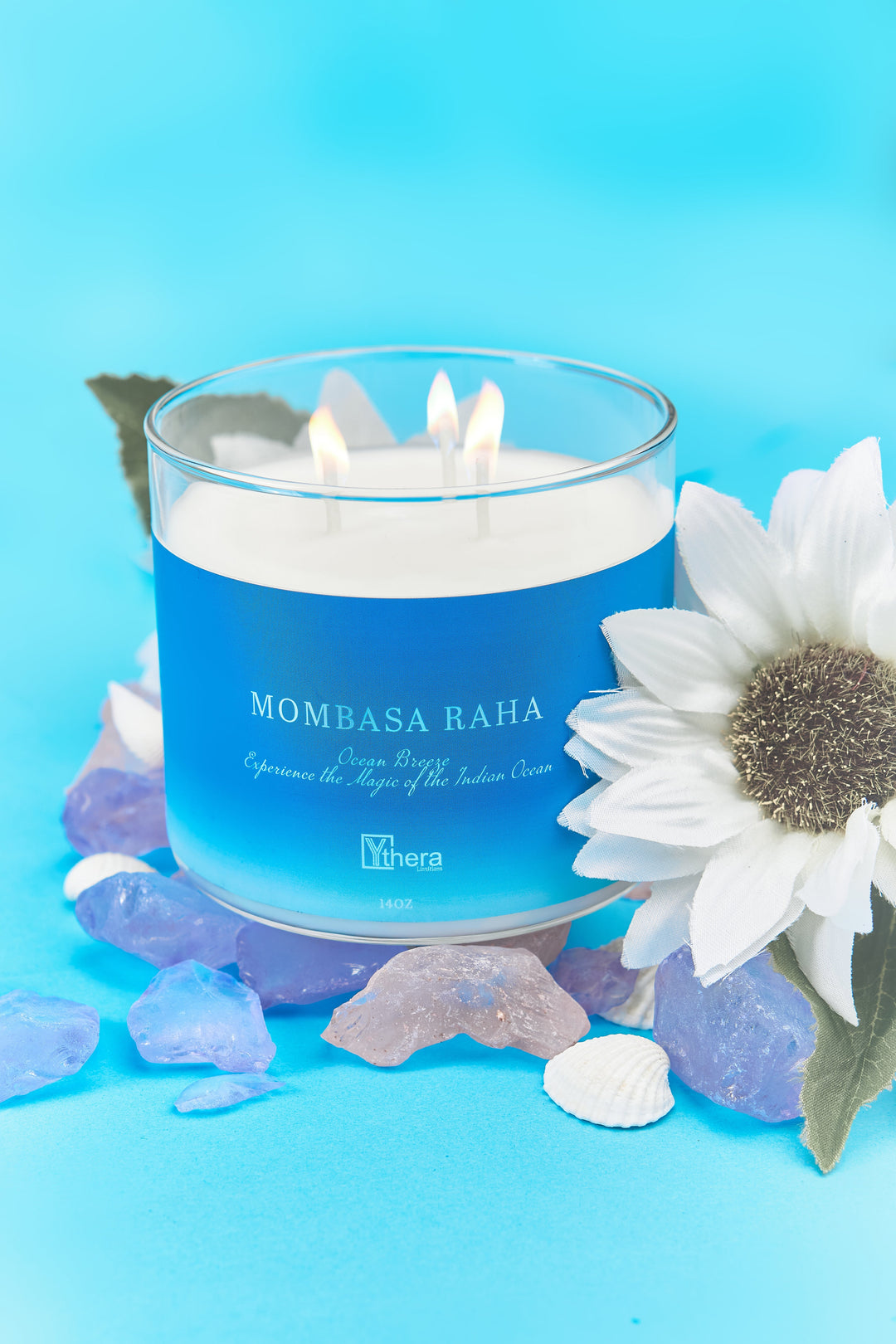 Ythera Mombasa Raha "Ocean Breeze" 3-Wick Candle