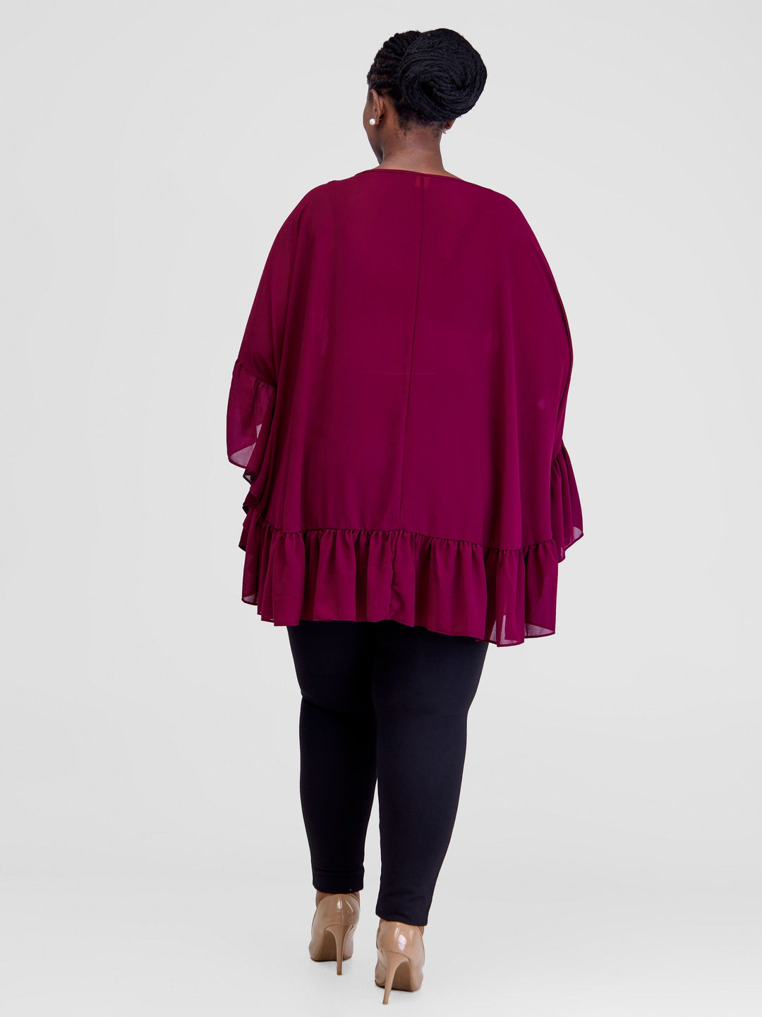 Vivo Malindi Tunic Top - Maroon