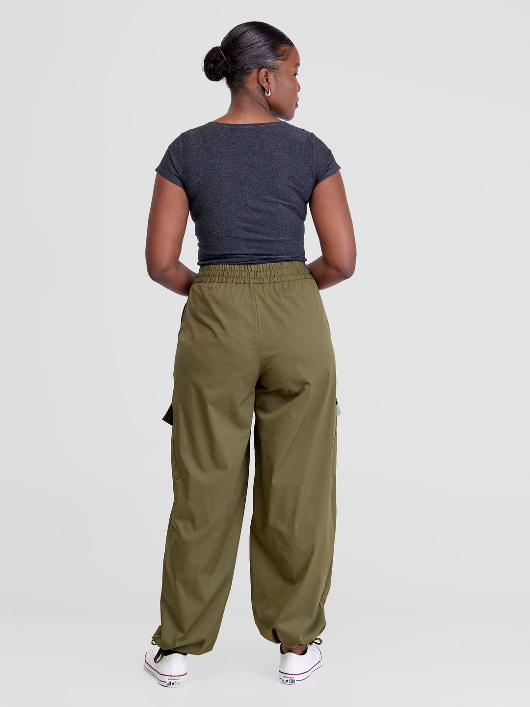 Safari Kamari Wide Leg Pants - Hunters Green