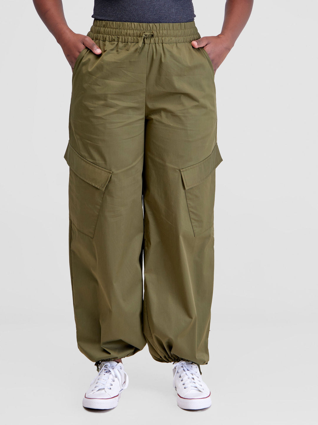 Safari Kamari Wide Leg Pants - Hunters Green