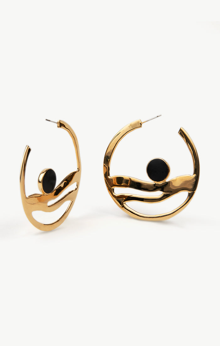 SOKO Anga Statement Hoop Earrings