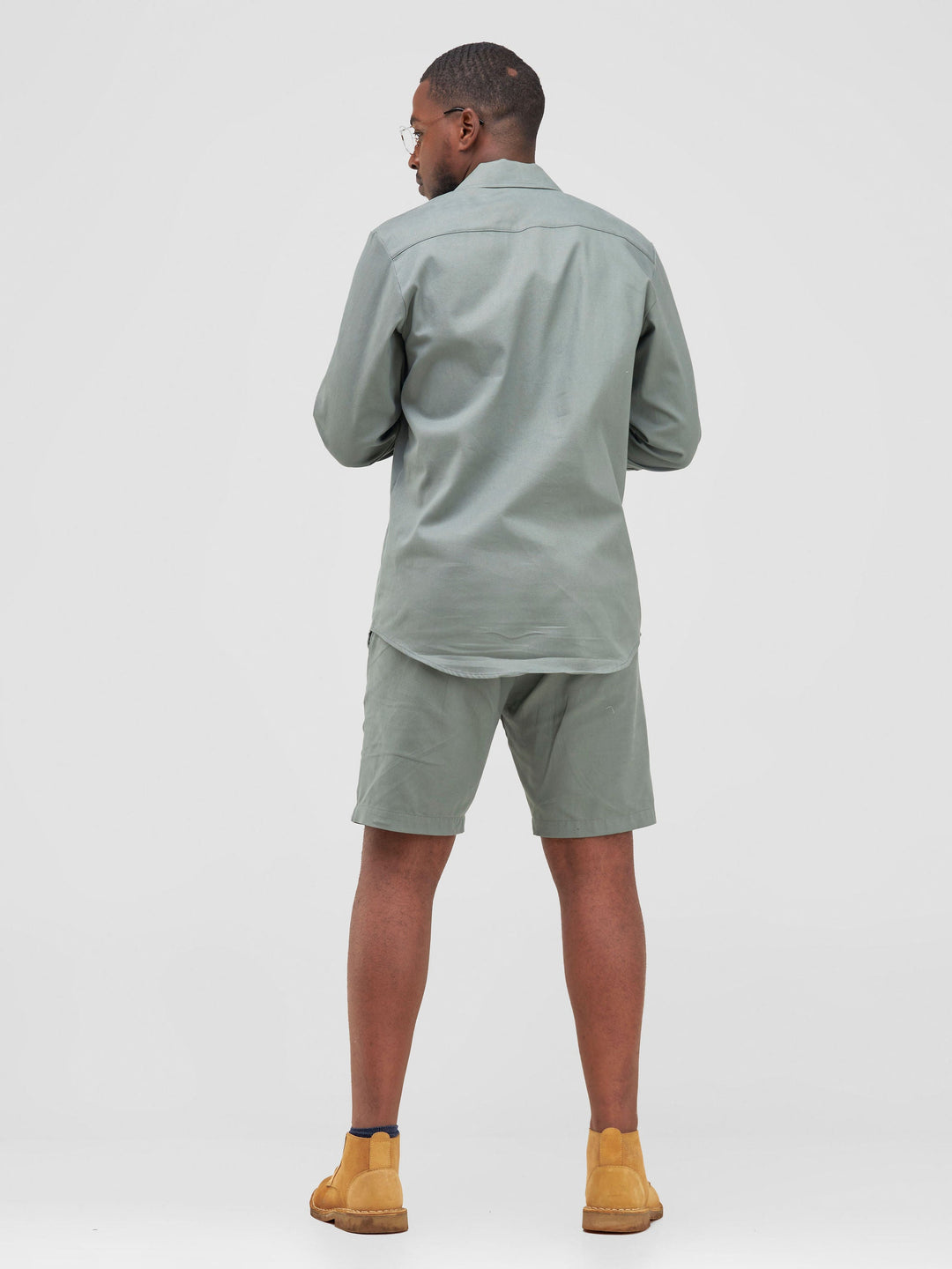 Safari Men's Shacket - Light Green