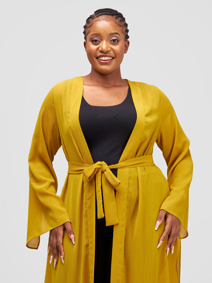 Vivo Maxi Kimono - Oil Yellow