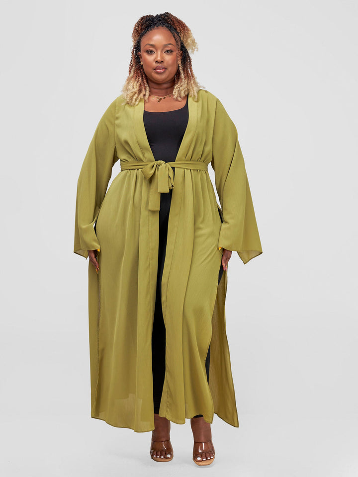 Vivo Maxi Kimono - Khaki Green