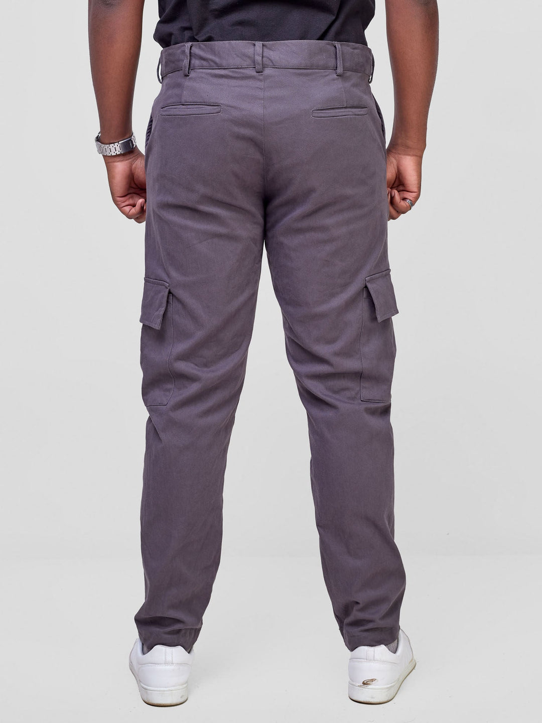 Safari Men's Cargo Pants - Dark Grey