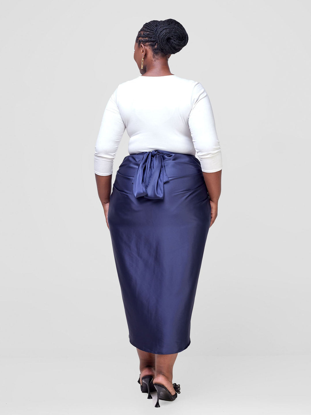 Vivo Sarong Skirt - Navy Blue