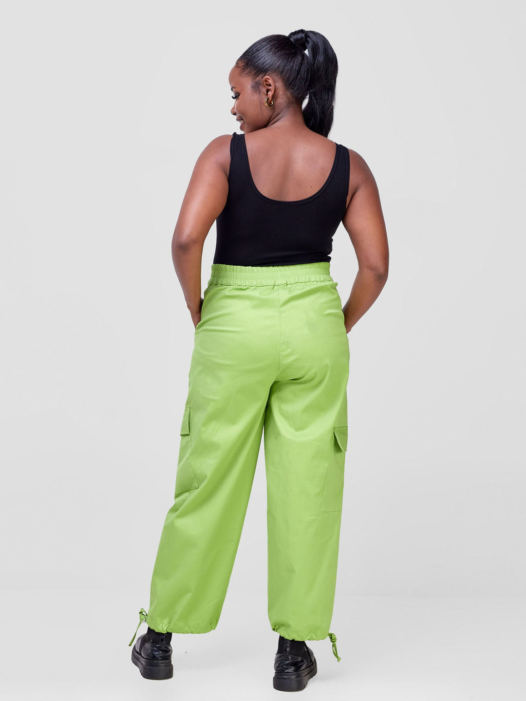 Safari Kamari Capri Cargo Pants - Green