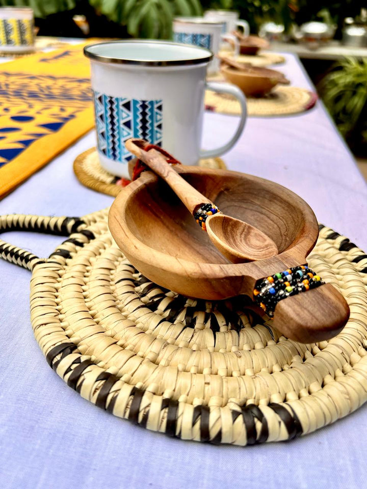 Anjiru Small Snack Bowl With Spoon