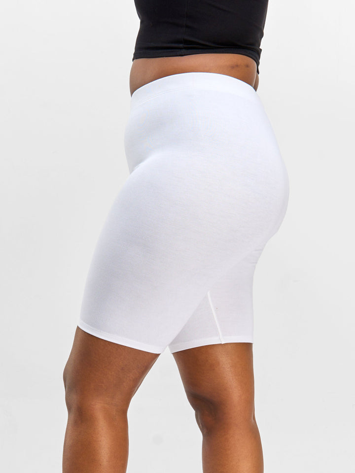 Vivo Essentials Biker Shorts - White