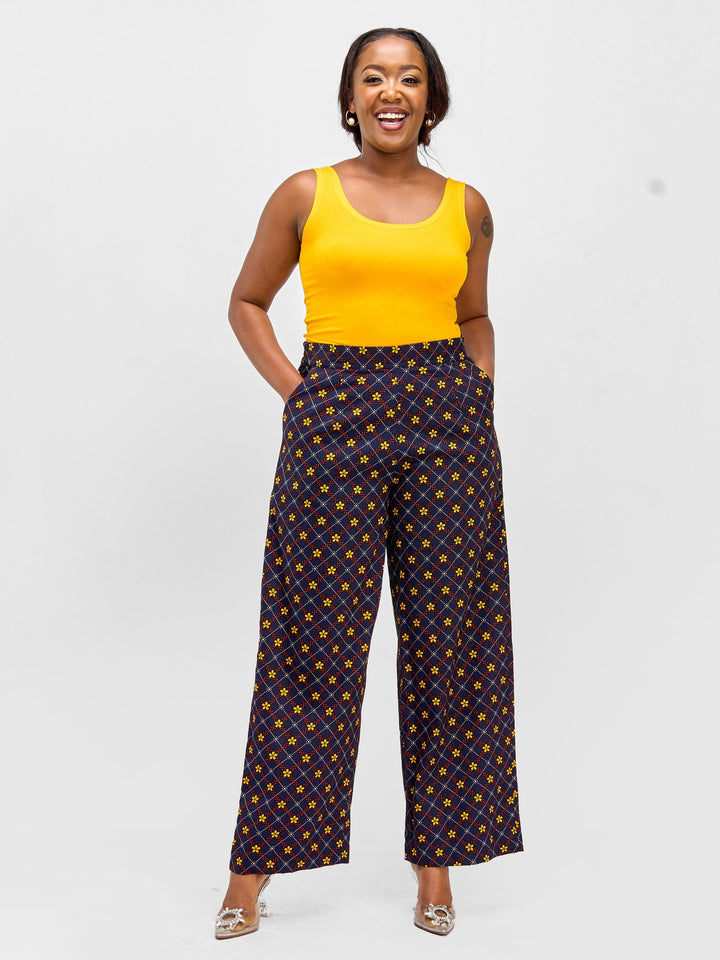 Vivo Safari Wide-Leg Pants - Asmara