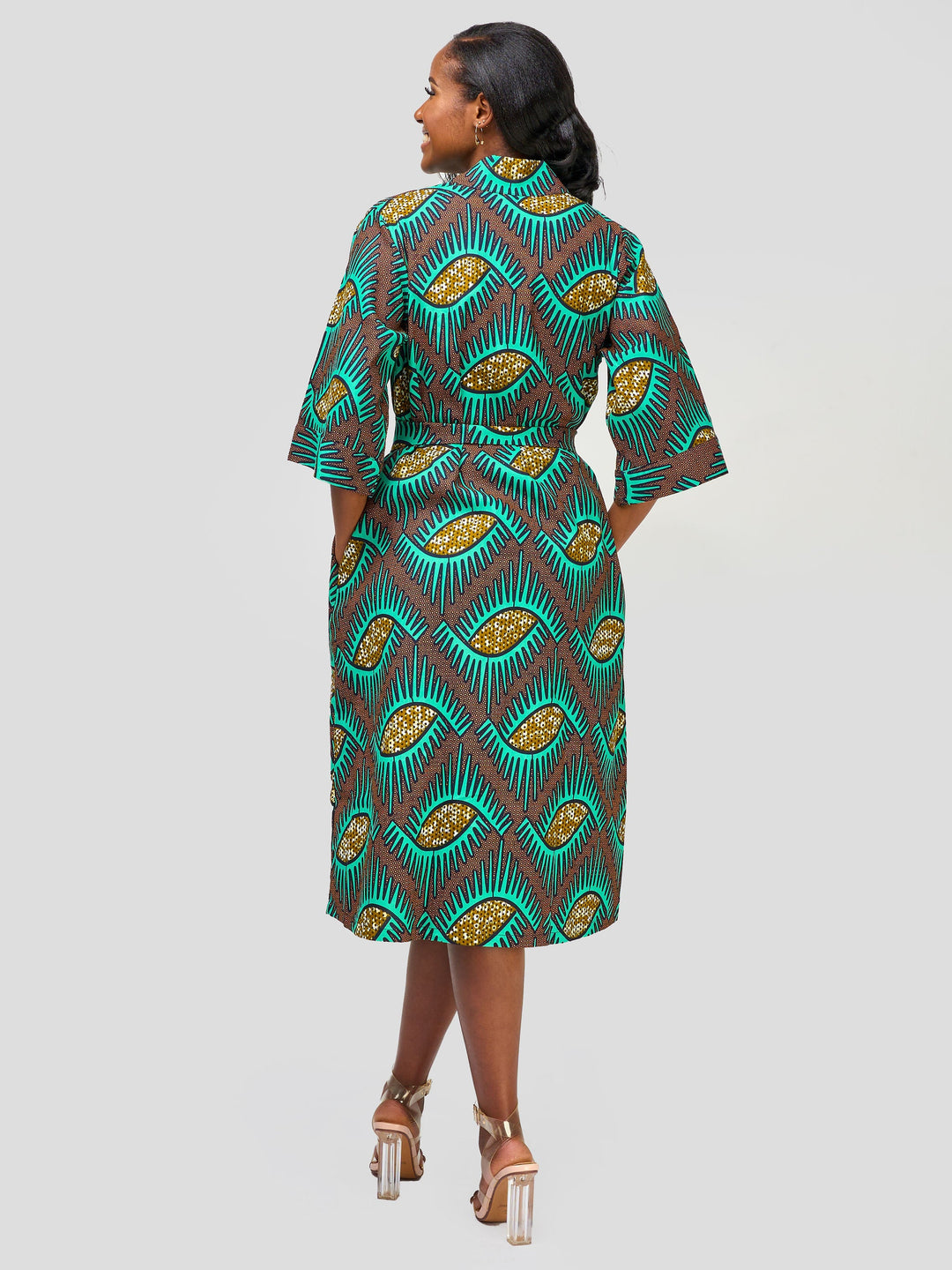 Vivo Safari Midi Kimono - Mopane