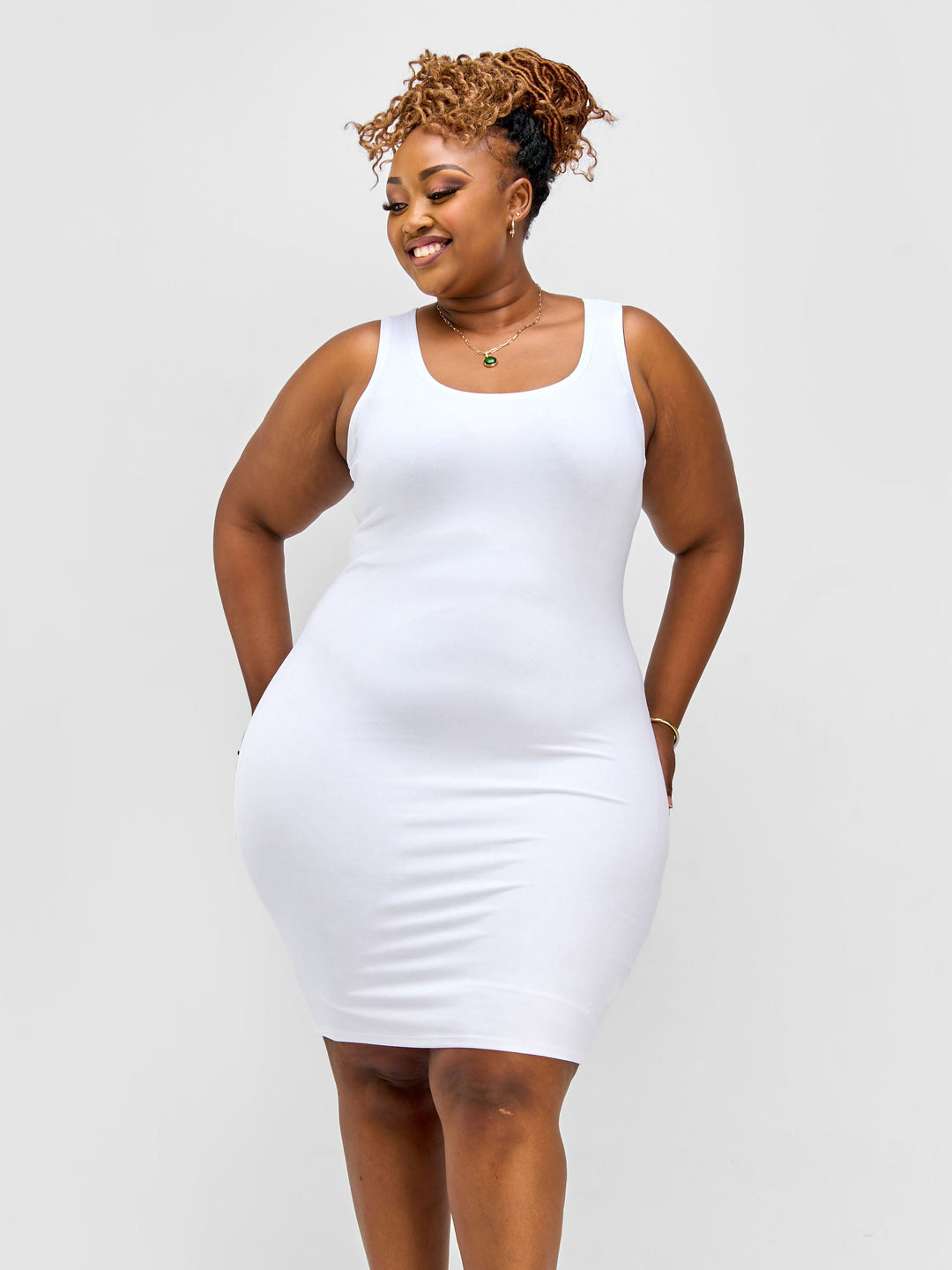 Vivo Essentials Bodycon - White