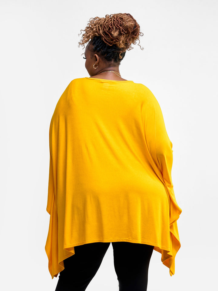 Vivo Essentials Wide Loose Top - Yellow