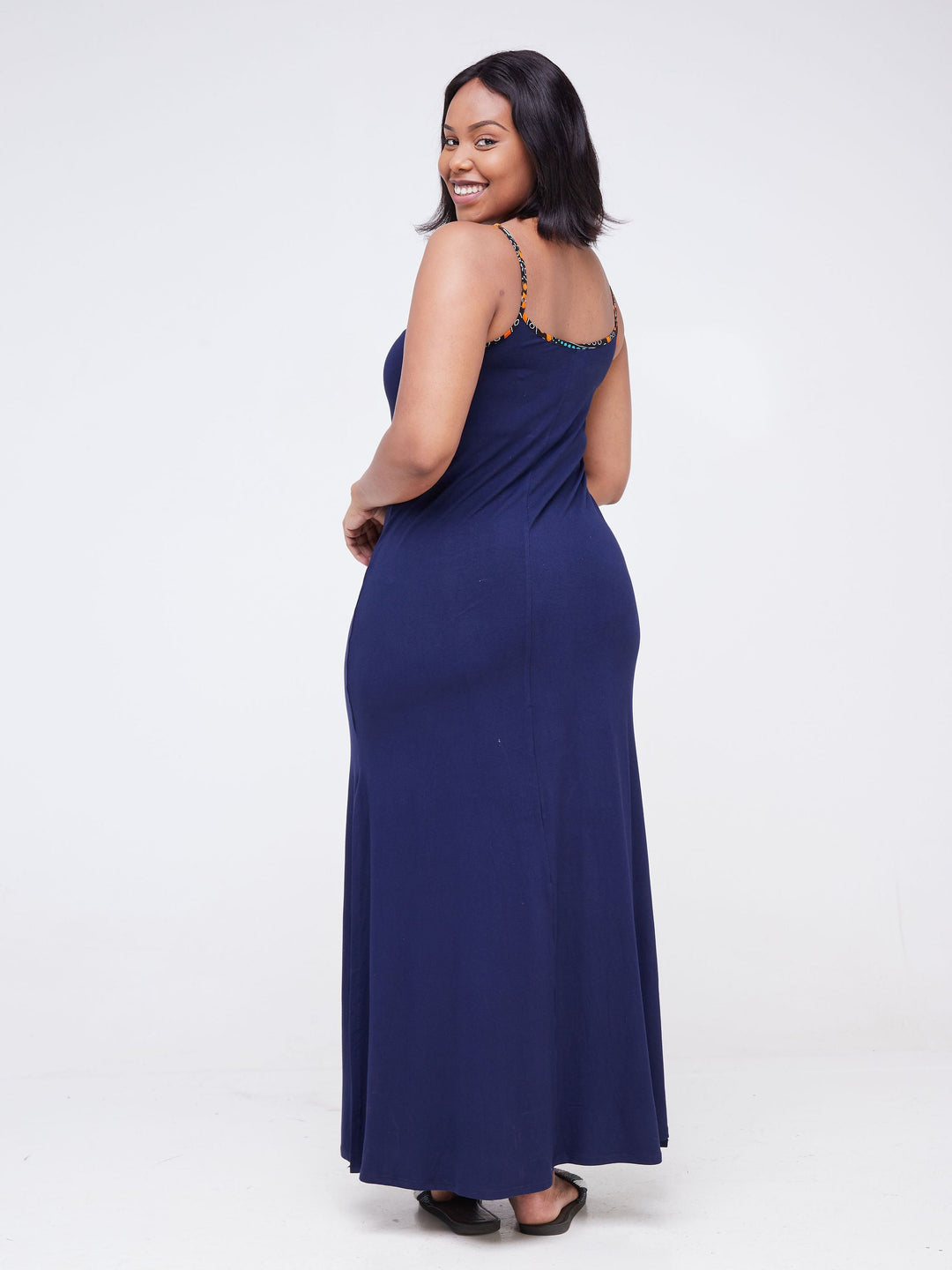 Vivo Essentials Strap Maxi Dress - Navy Blue