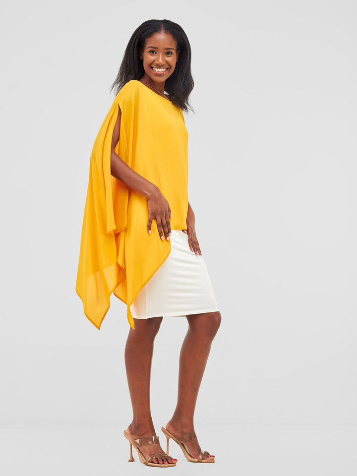 Vivo Sanyu Drop Shoulder Top - Mustard