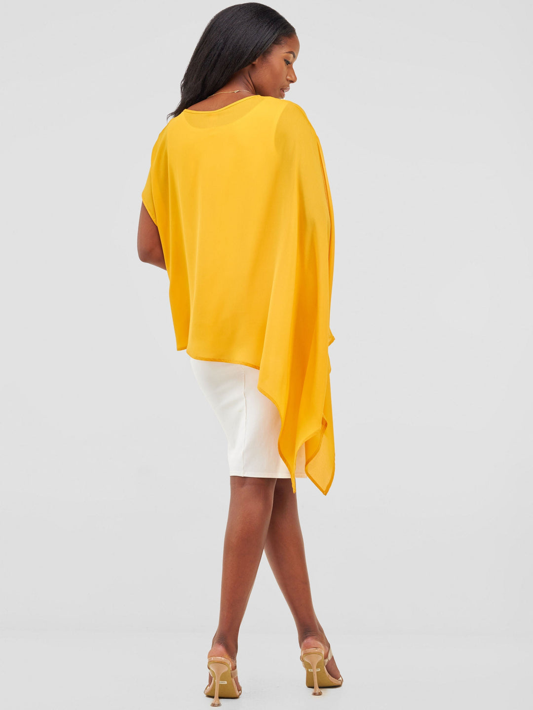 Vivo Sanyu Drop Shoulder Top - Mustard