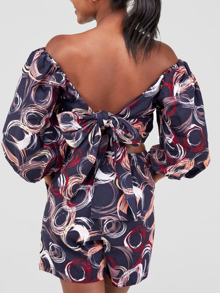 Vivo 2-Way Wrap Top - Hawi Print