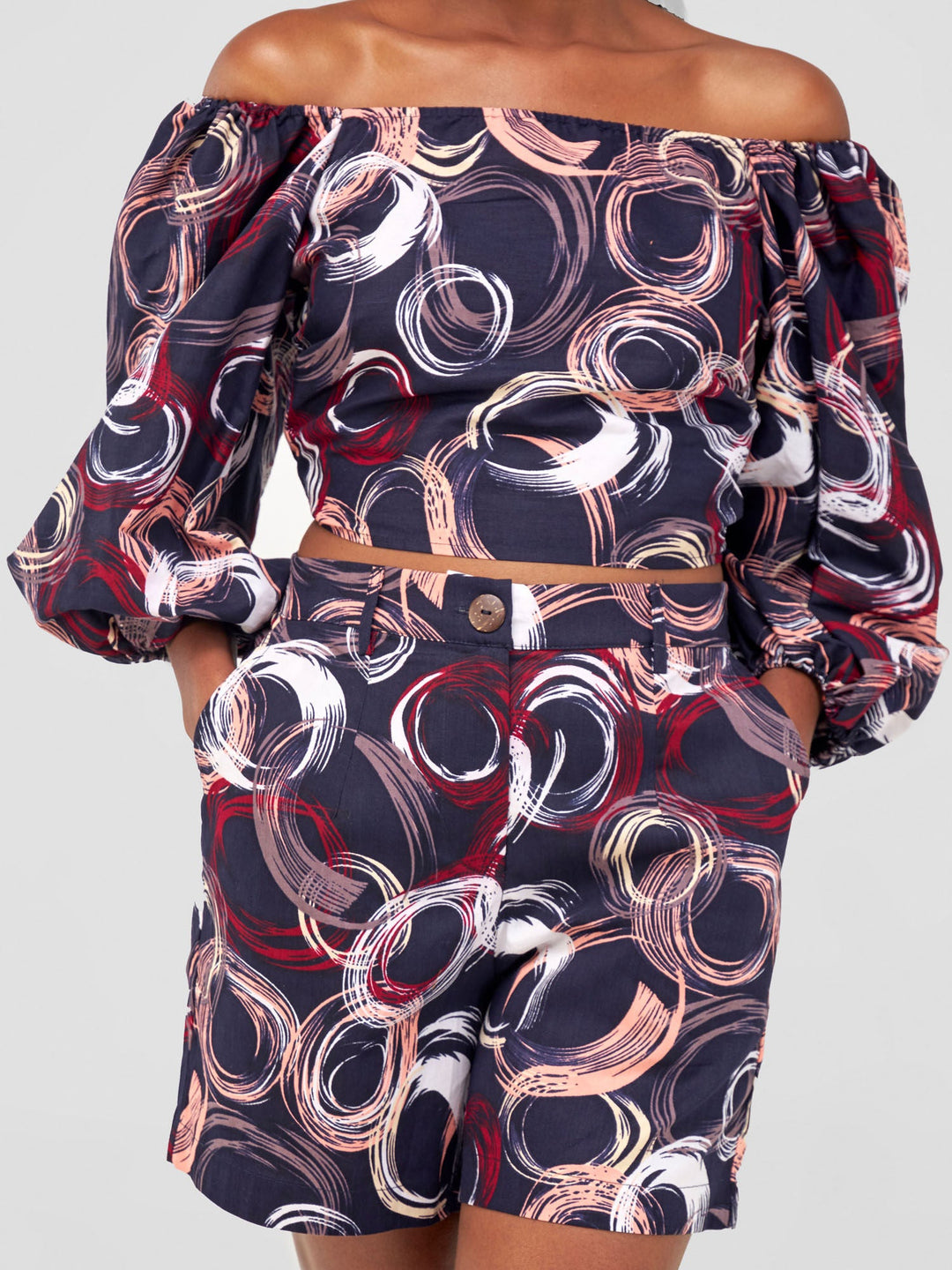 Vivo 2-Way Wrap Top - Hawi Print