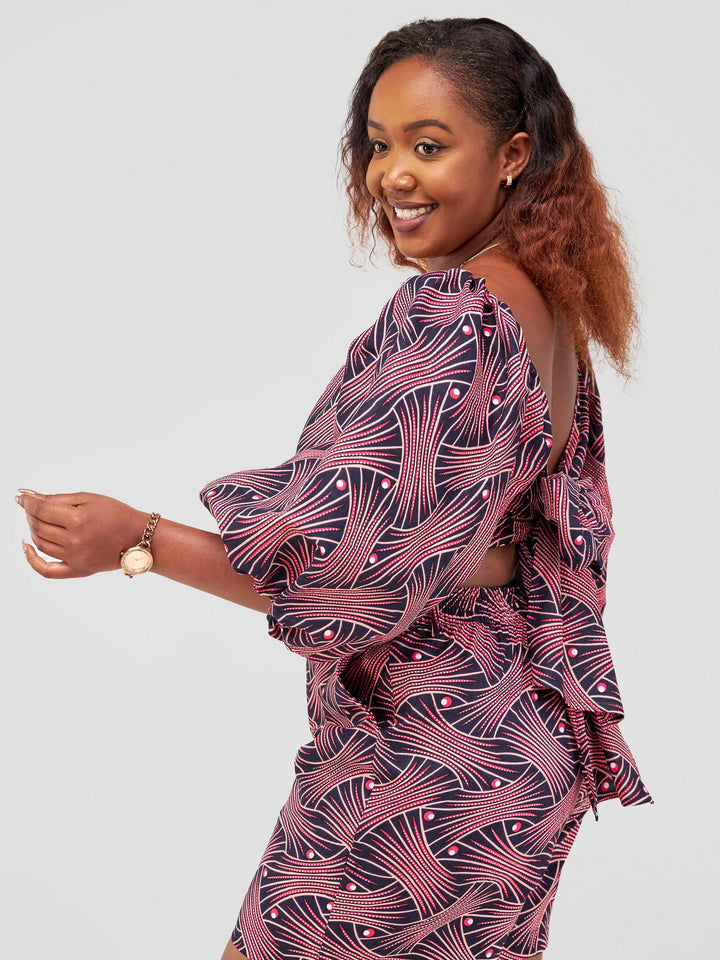 Vivo 2-Way Wrap Top - Tusi Print