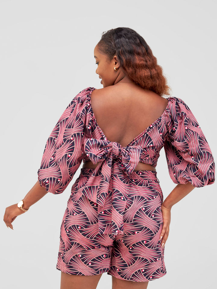 Vivo 2-Way Wrap Top - Tusi Print