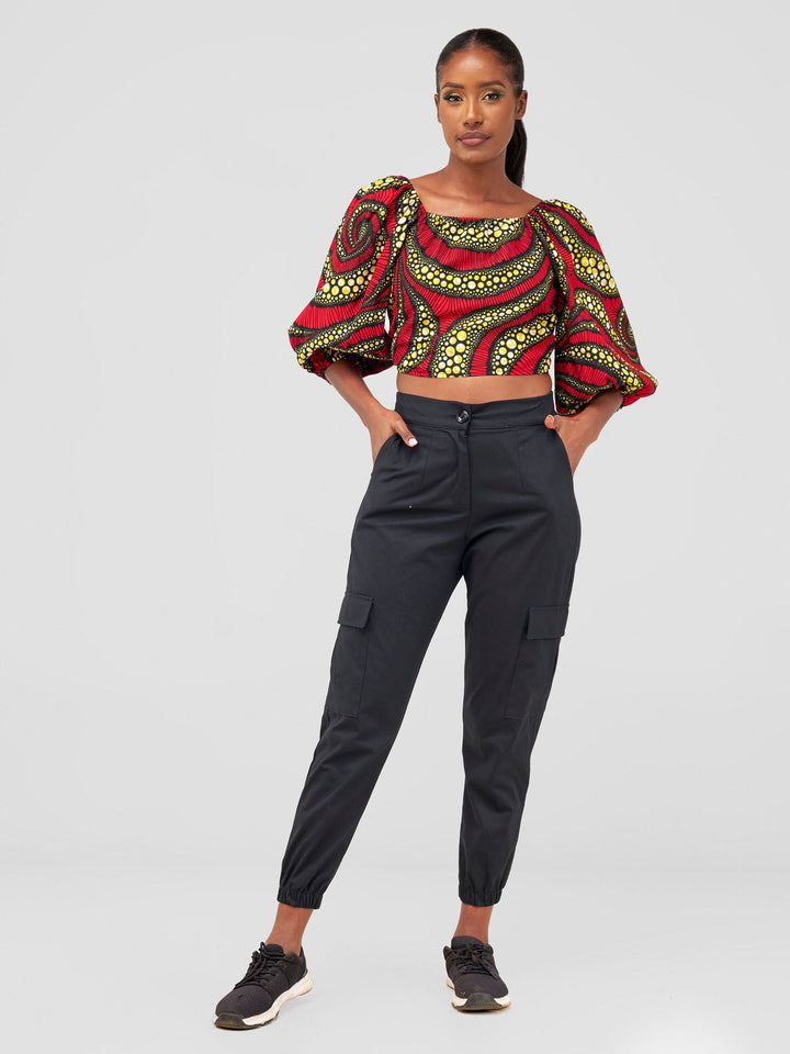 Vivo 2-Way Wrap Top - Zena Print