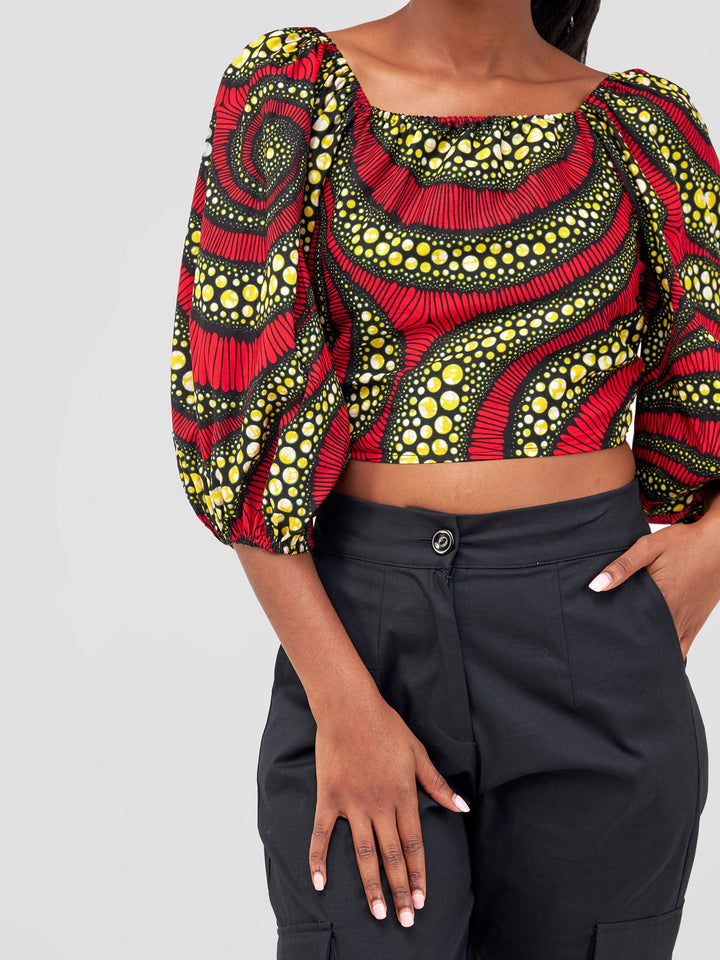 Vivo 2-Way Wrap Top - Zena Print