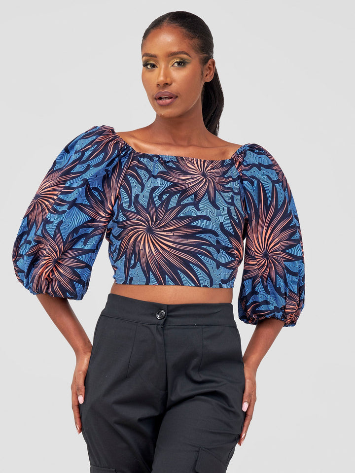 Vivo 2-Way Wrap Top - Tana Print