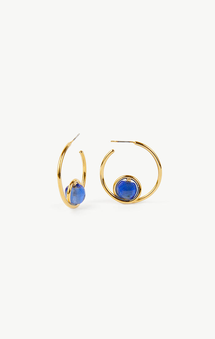 SOKO Mpira Glass Hoop Earring